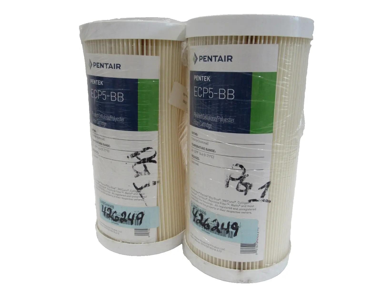 NEW PENTAIR ECP5-BB FILTER CARTRIDGE ECP5BB LOT OF 2