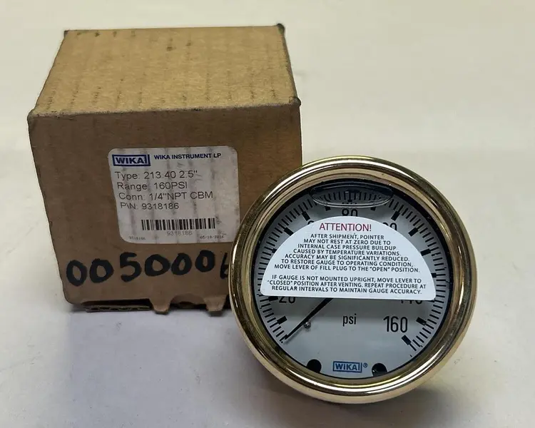 New | in-Stock WIKA 9318186 Universal Pressure Meters Ohio US | Surplus Asset Holdings #1243305