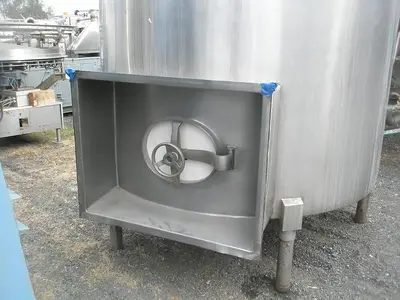 Tank, 1,550 Gallon, S/st, 78" X 86", #S738679