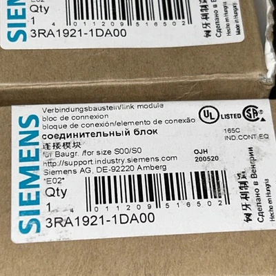 NEW Siemens 3ra1921-1da00