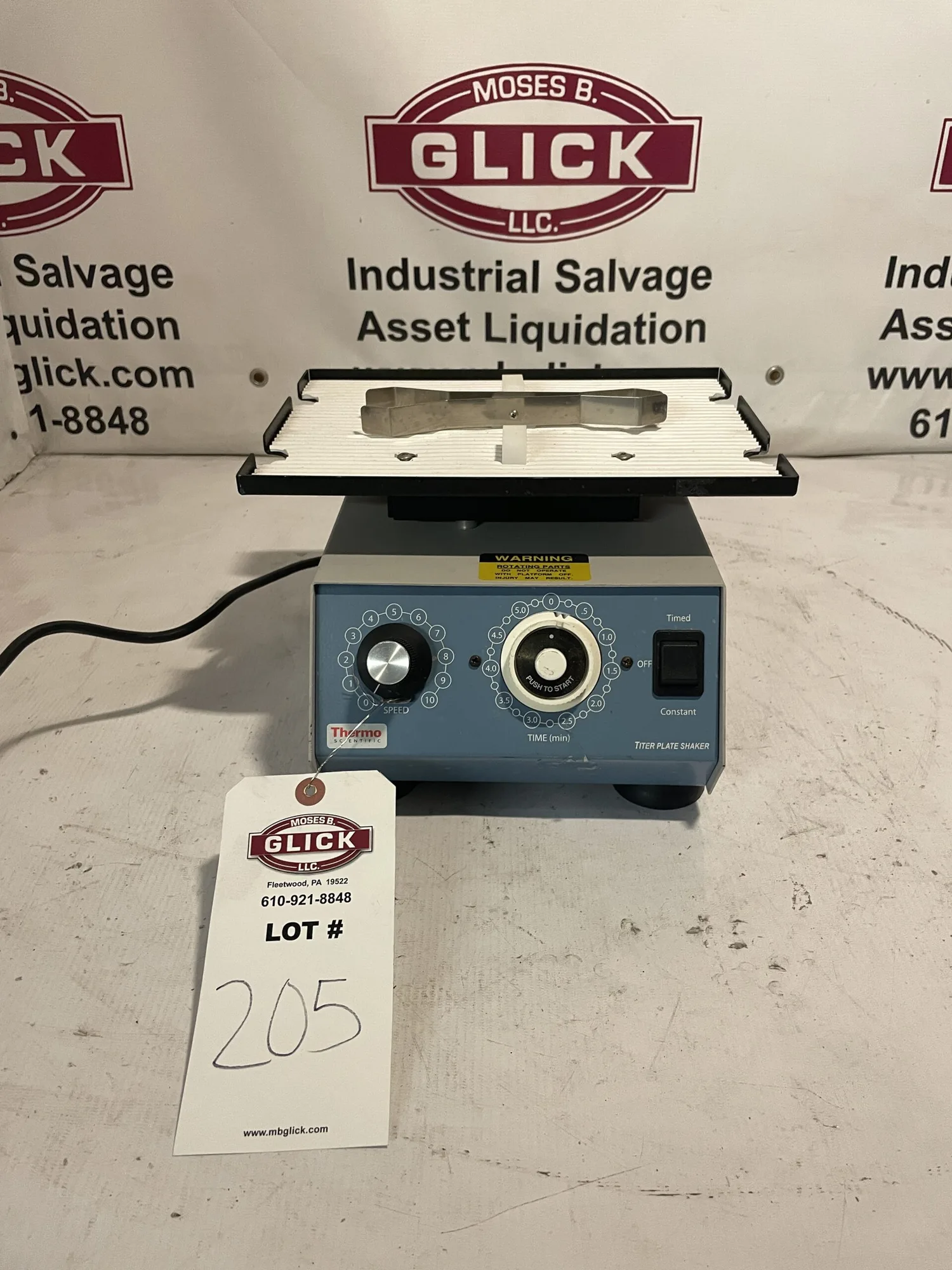 Thermo Scientific 4625 Titer Plate Shaker 40-1100RPM