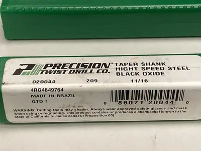 New | in-Stock PRECISION TWIST DRILL 020044 HSS/Cobalt Drills Ohio US | Surplus Asset Holdings #1262911