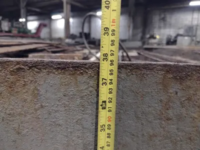8' X 15' WATERJET TANK / PLASMA CUTTING TABLE: STOCK #23334