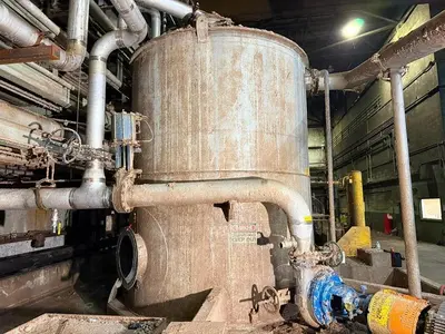 7,600 GALLON 10' DIAMETER X 13' TALL L316 STAINLESS STEEL TANK
