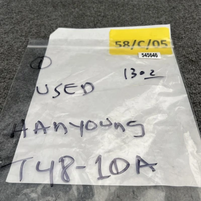 Used Hanyoung Nux T48N-10A Misc Industrial Equipment California US | Davliegogo LLC #1730254