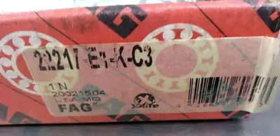 Fag 22217-E1-K-C3 Double Row Spherical Roller Bearings Loc6E3