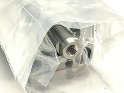 CDQSL20-50D | SMC  Compact Cylinder 20mm Bore 50mm Stroke  w/ CQS-L020 Brackets - New