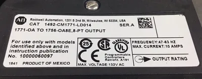 Allen Bradley 1492-CM1771-LD014 /A SWING ARM CONVERISON MODULE 4D-18