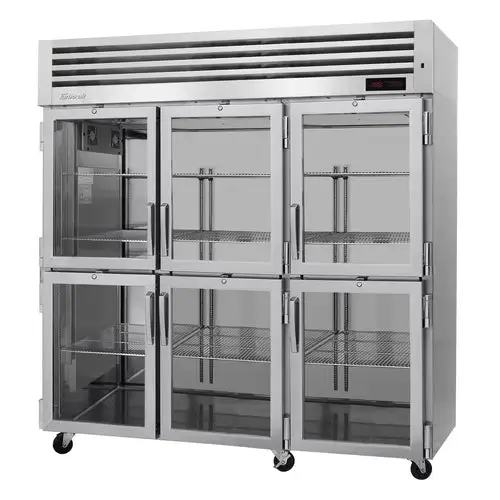 Turbo Air PRO-77-6H-G Full Height Insulated Mobile Heated Cabinet w/ (9) Shelves, 208v/1ph