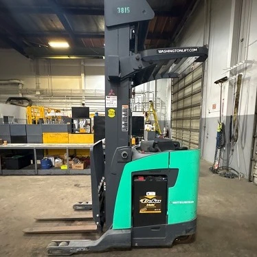 Used 2017 MITSUBISHI ESR15N Narrow Aisle Forklifts Oregon US | Leavitt Machinery #1443653