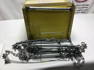 St. Pierre Manufacturing Emergency Fire Chain Ladder Stainless Steel