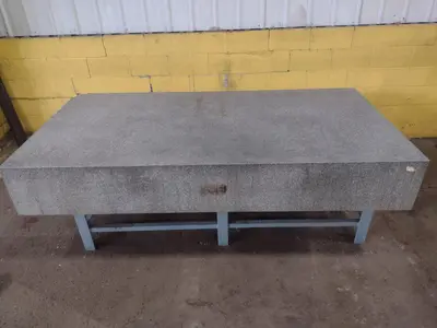 8' X 4' X 14" CHALLENGE PRECISION LAYOUT INSPECTION GRANITE TABLE: STOCK #23799
