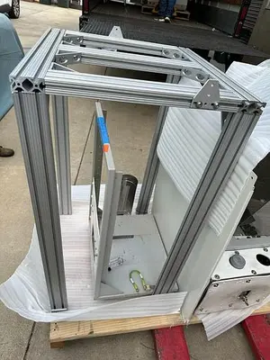 ALUMINUM STRUCTURAL FRAMING 26" W x 28" L x 44" H