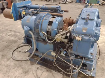 36” W X 16" ID YODER RECOILER WITH PUSH-OFF MANDREL: STOCK  #22952