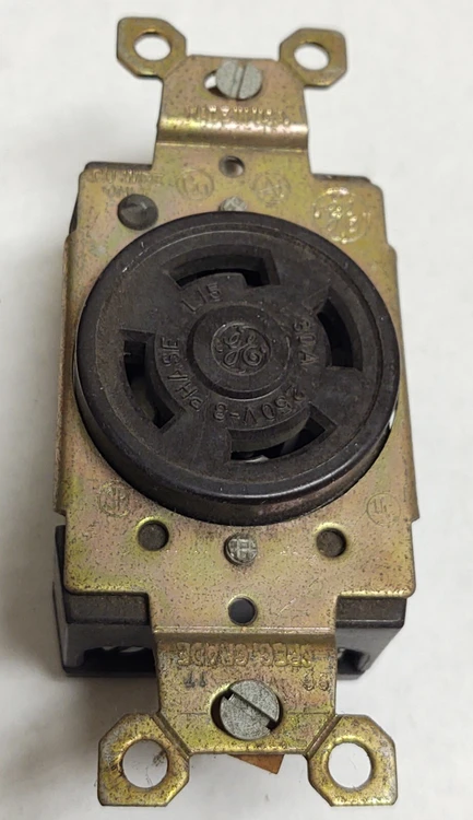 New | in-Stock GE GL1620, NEMA L16-20R Bus Bars & Plugs Kentucky US | Edwards Industrial Repair #1017834