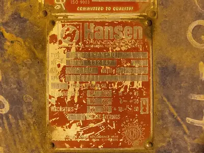 Used HANSEN RDC21-AN-10 Gearboxes British Columbia CA | Lenmark #268314