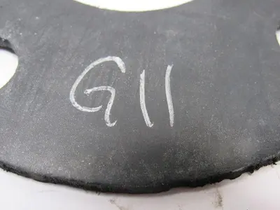 G11 1-7/8" ID Hole 4 Bolt Flange Flat Ring  1/8" Thick Rubber Gasket Lot Of 13"