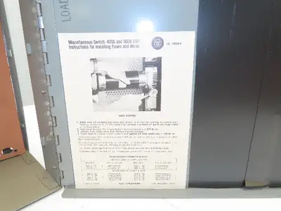 Westinghouse FDP325R Safety Disconnect Switch 400A 240VAC 100Hp 3Ph Fused