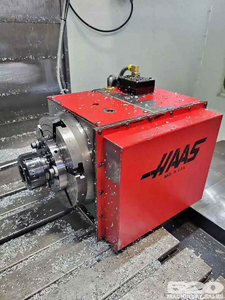 Used Haas HRT210SP (Brush Style) 4th Axis Rotary Table