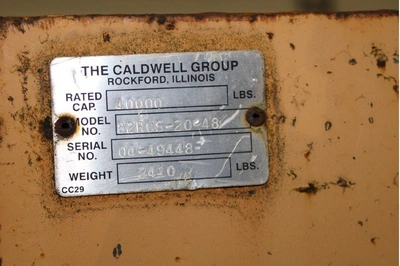Used CALDWELL 40,000Lb Coil C-Hook Coil Lifters Michigan US | Midwest Machinery, LLC #1299990