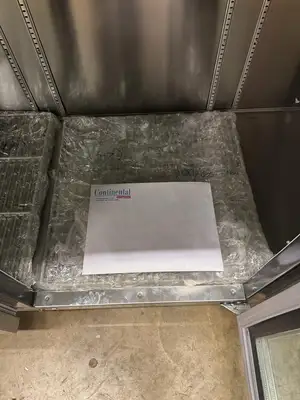 New | in-Stock Continental Old Stock 79" Continental BB79NSSG Stainless Glass Door Back Bar Refrigerator 115V Bottle Coolers Illinois US | Falcon Restaurant Supply #1374981