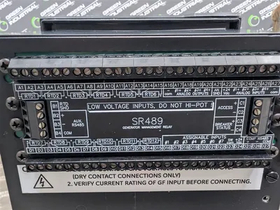 General Electric Multilin 489-P5-LO-A20-E Generator Management Relay New NIB