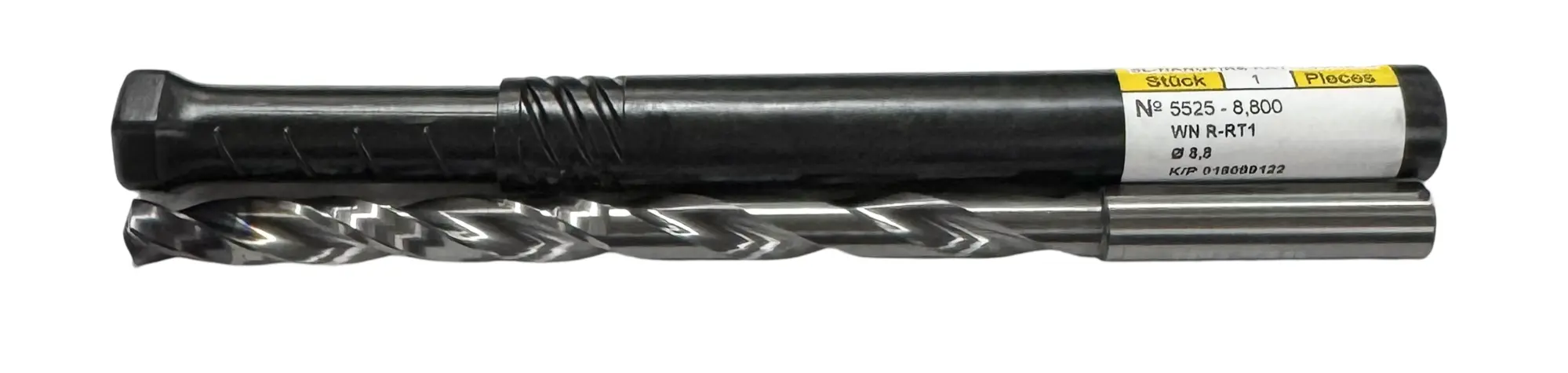 Guhring 8.8mm Solid Carbide Drill 12xD nano-FIREX Coolant Thru 140 Deg