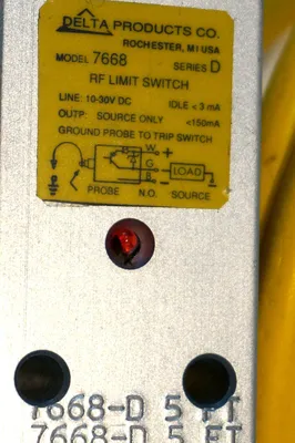 NEW DELTA PRODUCTS 7668 RF LIMIT SWITCH SER.D