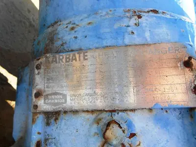 Heat Exchanger, Shell & Tube, Cylindrical, Karbate, #S742164
