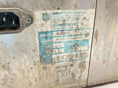 USED CREST ULTRASONICS BENCHTOP ULTRASONIC CLEANER P360D-45