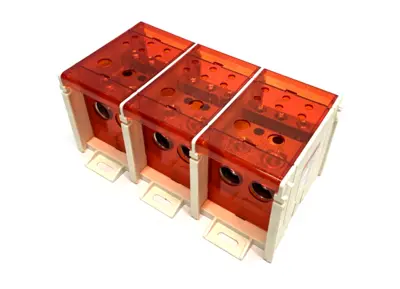 BDBLCS4K3FS | Burndy  3-Pole Power Distribution Block 600V 620A CU9AL - New Other