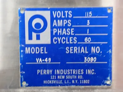 USED PERRY INDUSTRIES VA48