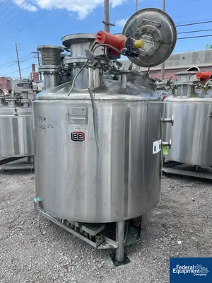 USED Lee Industries 360 Gal Lee Reactor, 304 S/S, 20/100#