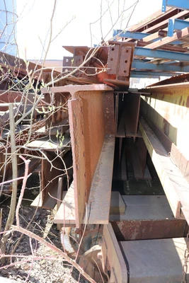 (2) 21-3/4"H & (14) 21.5'H x 12"W Top x 8.25"W Bottom I Beam