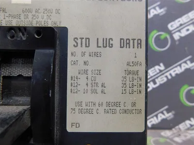 USED SQUARE D FAL36020