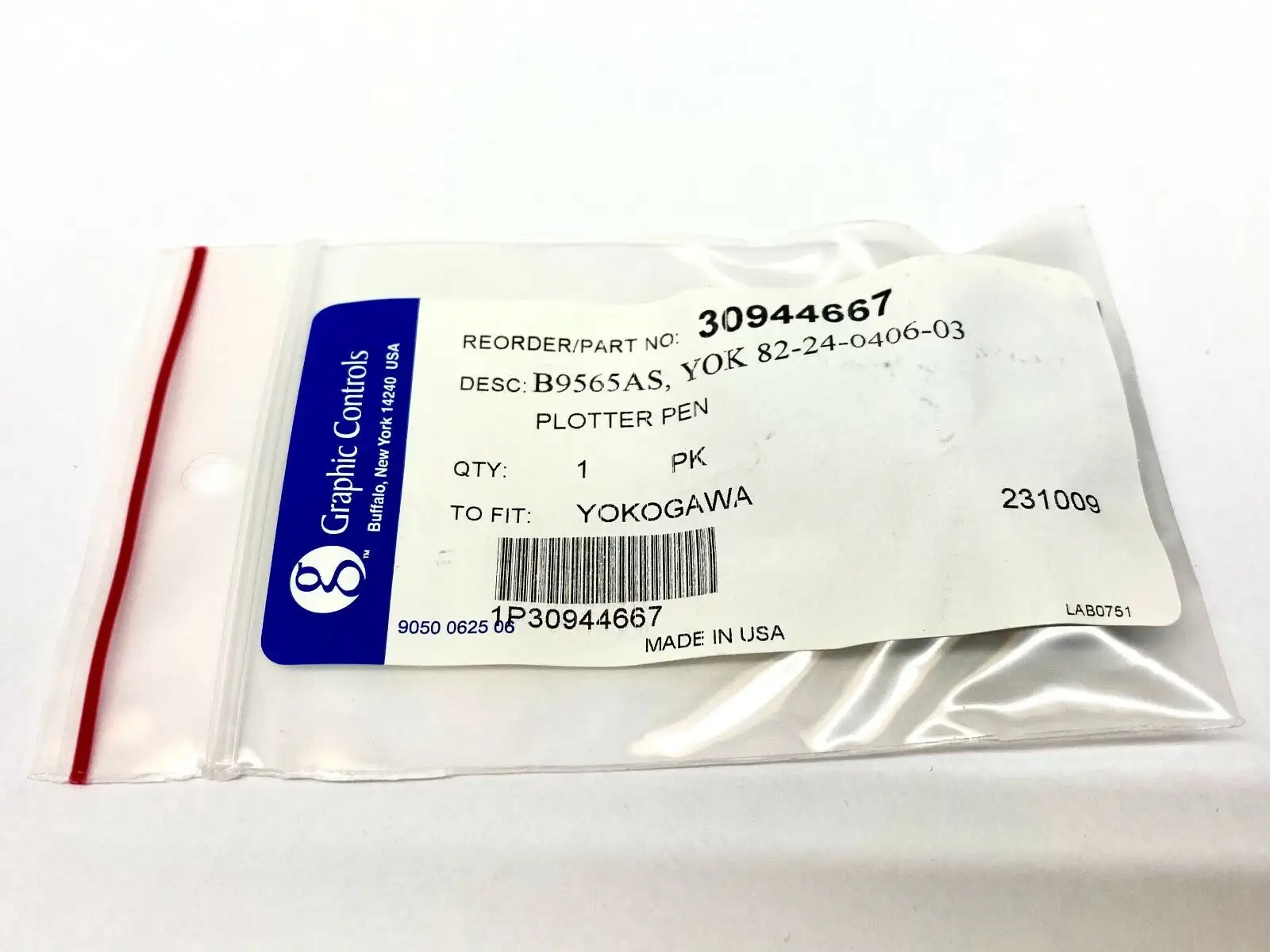 New | in-Stock GRAPHIC CONTROLS PURPLE PLOTTER PEN Misc Industrial Equipment | Maverick Industrial Sales #1108713
