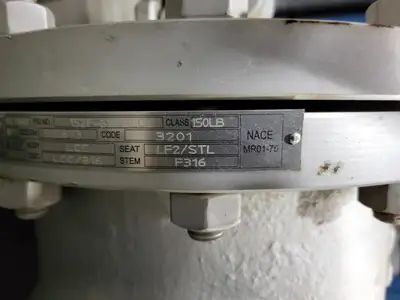 8" Class 150 Globe Valve BS1873