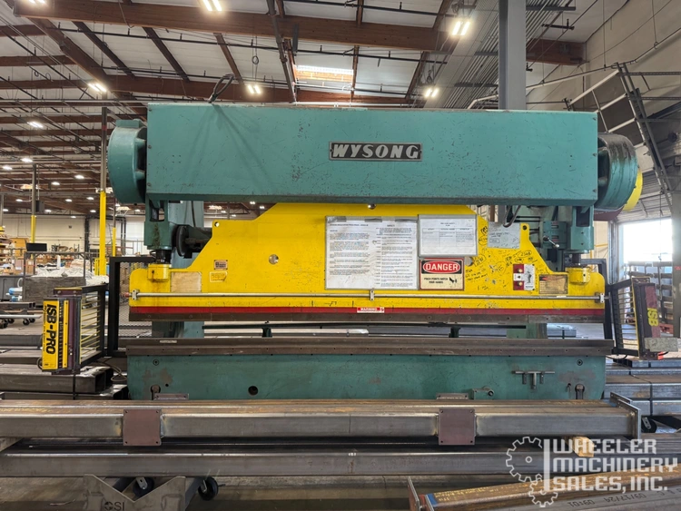 WYSONG 90-10 BRAKES- PRESS, MECHANICAL | Wheeler Machinery Sales