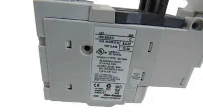 ALLEN BRADLEY 193-EEED OVERLOAD RELAY SERIES C 193EEED NEW, SURPLUS
