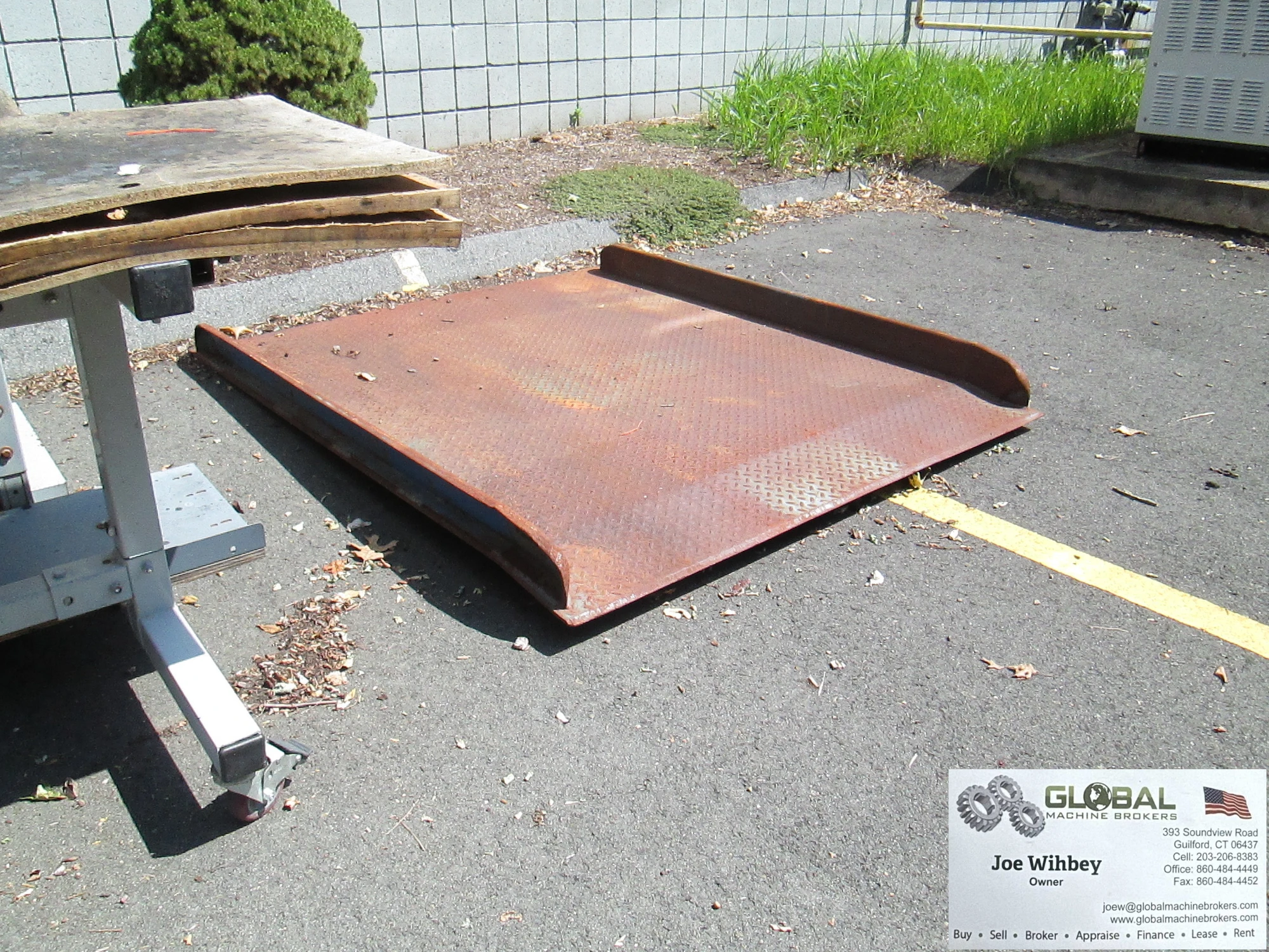 Vestile 73"x57" Heavy Duty Steel Dock Plate