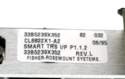 USED FISHER ROSEMOUNT SYSTEMS 33B5239X352 SMART TRS MODULE