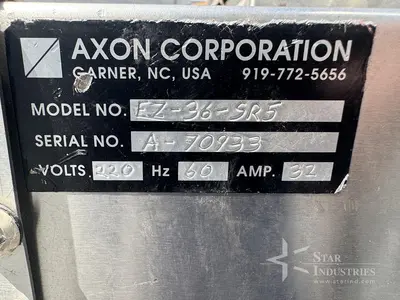 Used AXON EZ-36-SR5 Shrink Tunnels | Star Industries #1253690