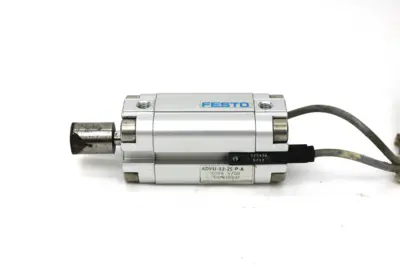 Festo ADVU-12-25-P-A Compact Pneumatic Cylinder, 12mm Bore, 25mm Stroke