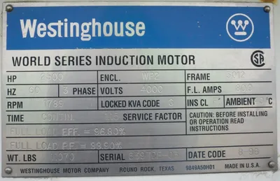 USED WESTINGHOUSE -