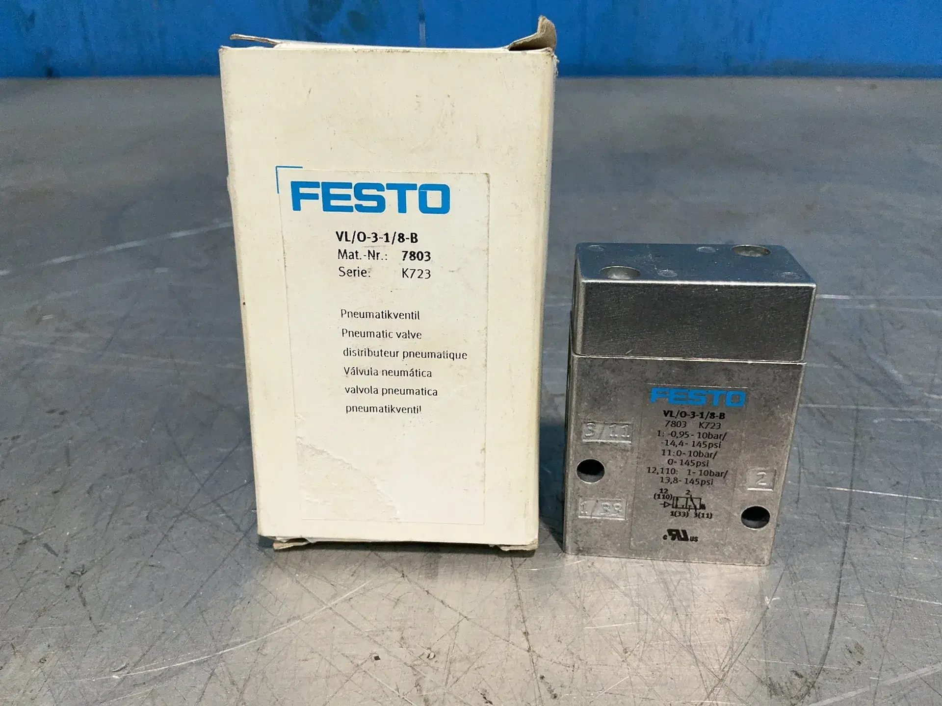Used FESTO VL/031/8B Miscellaneous MRO Ohio US | HGR 24 #1568477