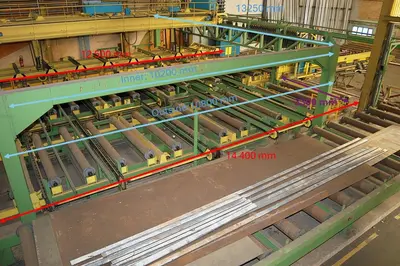 USED FIMEC CRANE WITH MAGNETIC PLATE HOIST 15 TON X 12 500 MM