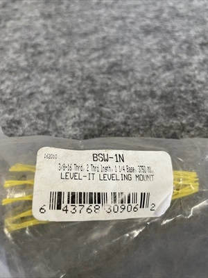 New | in-Stock Zoro BSW-1N Misc Fasteners California US | Davliegogo LLC #1730799