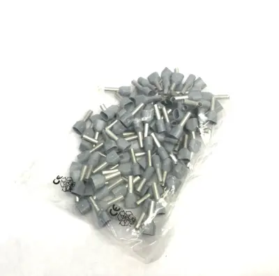 New | in-Stock Altech Insulated Twin Ferrule H2x4.00/12, Dual Wire 100-PACK Terminal Blocks Michigan US | Maverick Industrial Sales #1390887