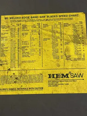 HEM WF140HM-DC Saws-Horizontal Band 30" | Asset Exchange Corporation (5)