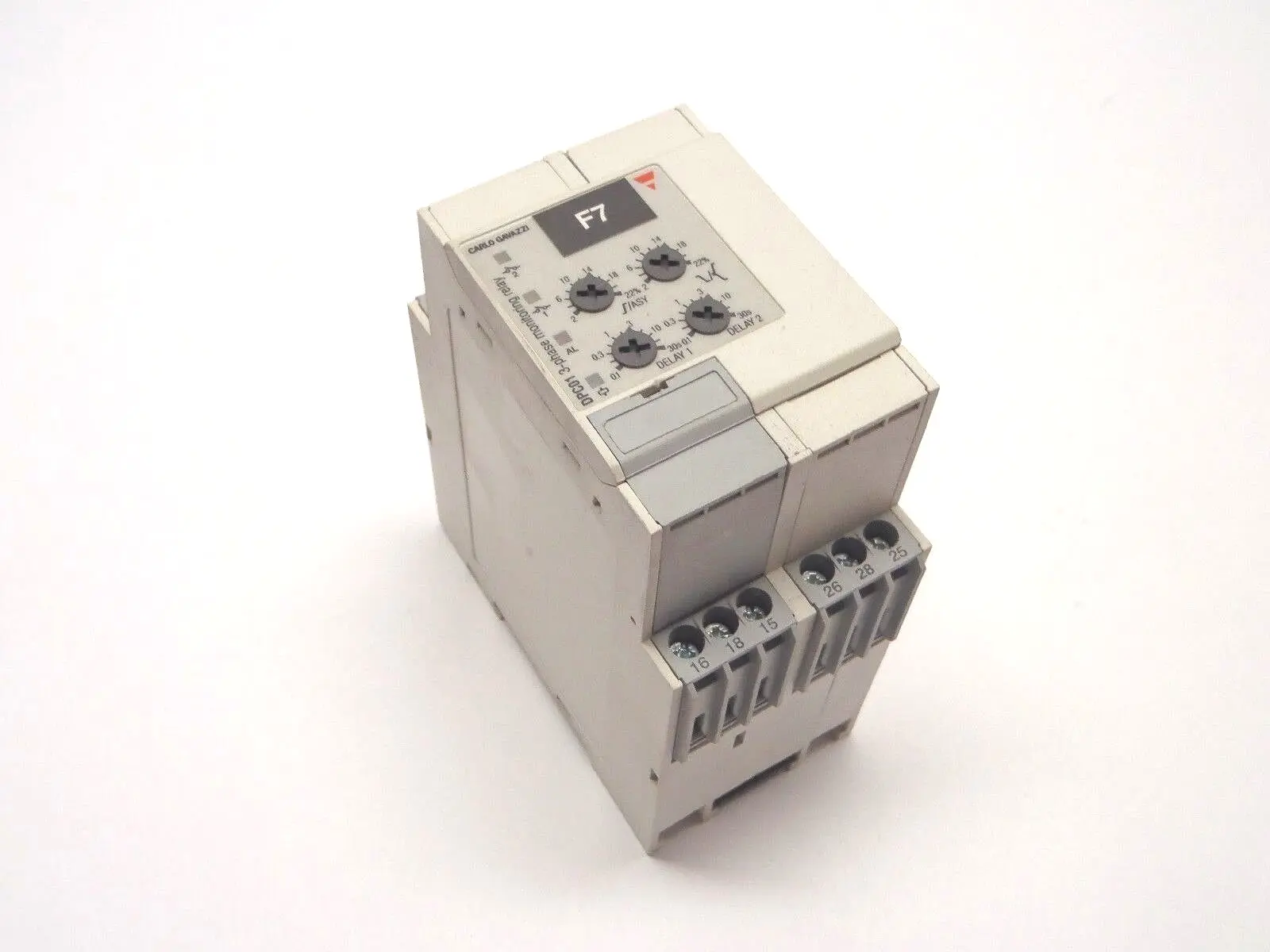 Used CARLO GAVAZZI 3-PHASE MONITORING RELAY 250VAC, 24VDC Relays & Switches | Maverick Industrial Sales #1120716